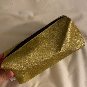 Gold Glitter Pencil Case